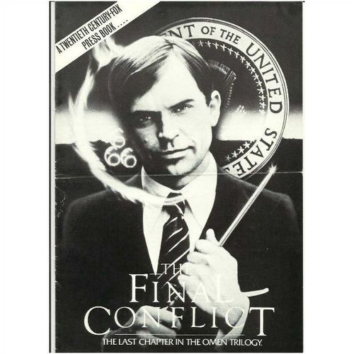 THE FINAL CONFLICT Sam Neill, Rossano Brazzi Press Book