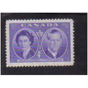 1951 canada royal visit 4c mm sg440
