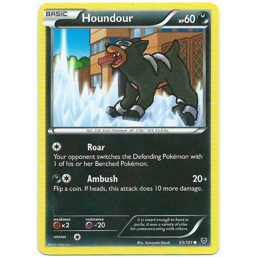 Pokemon Black & White Plasma Blast - #55/101 - Houndour