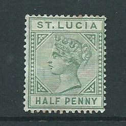 st.lucia victoria sg43 die 2 hm
