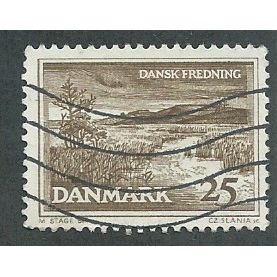DEN 1964 25o 'DANSK FREDNING' FINE USED (EBID42-976)