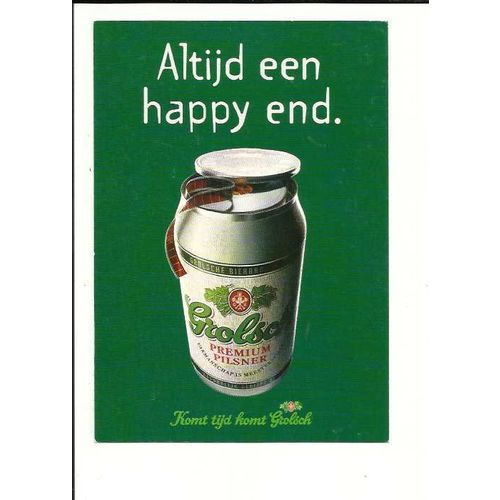 Advertising GROLSCH PILSNER Postcard