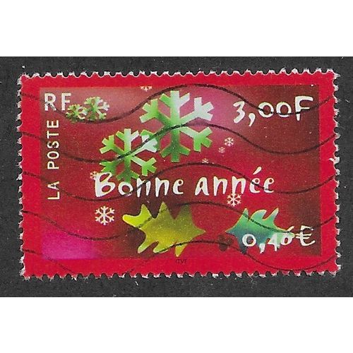 FRA 2000 3.00F 'CHRISTMAS' FINE USED (EBID60-960)