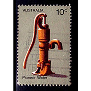 Australia 1972 Pioneer Life Water Pump 10c Used Stamp