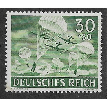 GER 1943 M/M 30pf+30 'PARACHUTES' (EBID65-652)