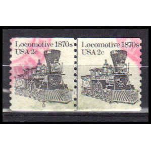 Used 1897A 2c Locomotive Fine CNP Left 10 PA0315