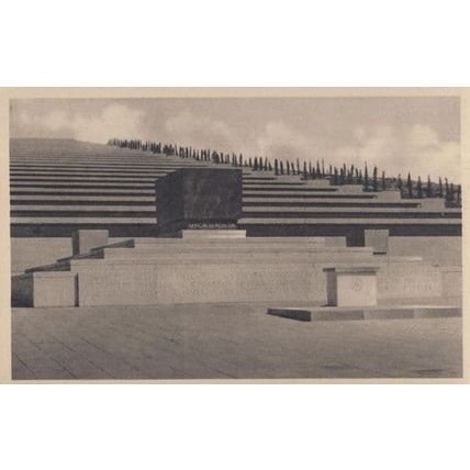 Military Memorial of Redipuglia Sacrario De Militare Italian Old Postcard
