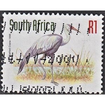 South Africa, 1998 R1 Wattled Crane, SG 1022 (Scott #1031), used