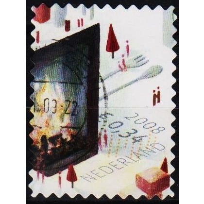 Netherlands. 2008 34c (TV Right) Used