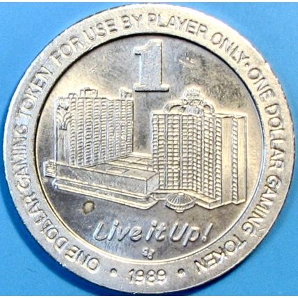 Union Plaza. $1 Casino Token. Las Vegas, NV. R65.