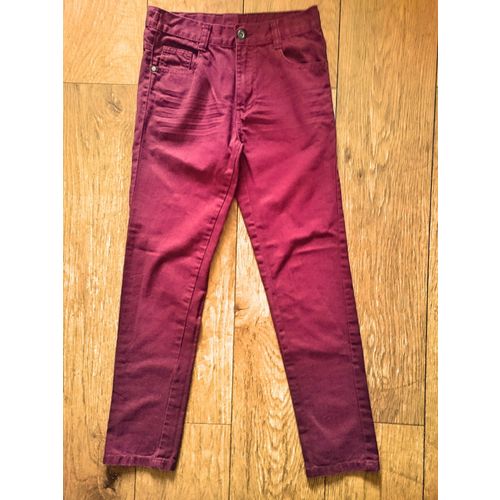 Boys Age 11-12 Plum Jeans - ( New )