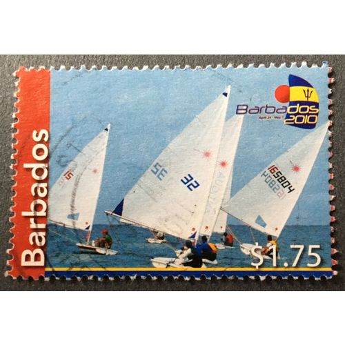 Barbados 2010 Fireball World Championships SG1352 $1 75c Laser dinghies