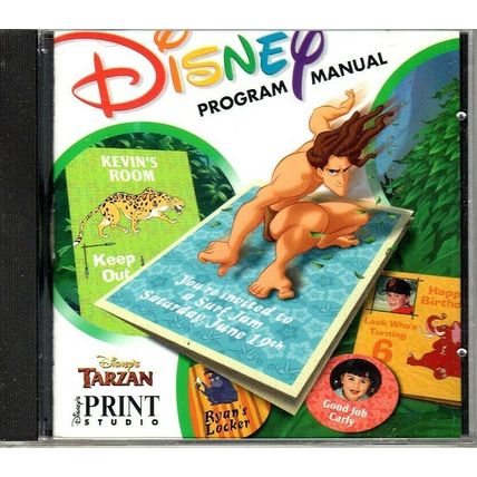 Disney's TARZAN Print Studio (PC-CD, 1999) for Windows - NEW in Jewel Case