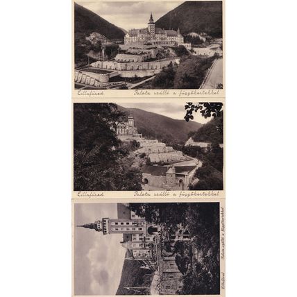 Lillafured Palota 3x Real Photo Hungary Postcard s