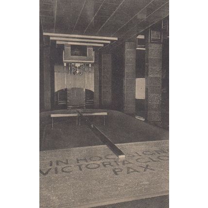 Military Memorial of Redipuglia Victoria Close Pax Old Postcard
