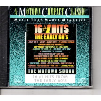 Motown CD (Wells, Miracles, Vandellas, Supremes, Jr. Walker, Temptations)