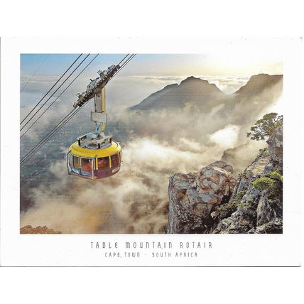 Photographic Postcard - Table Mountain Rotair, Cape Town, South Africa