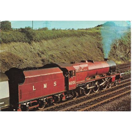 Photographic Postcard - Railway Steam Locomotive Princess Elizabeth