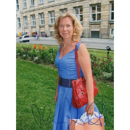 Marion Kracht German Film Actress Large 10x8 Hand Signed Photo