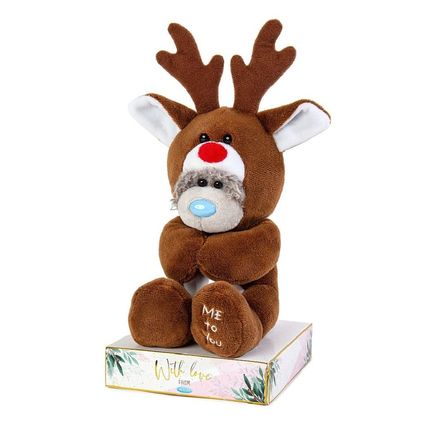 Me to You 7" Christmas Reindeer Bear