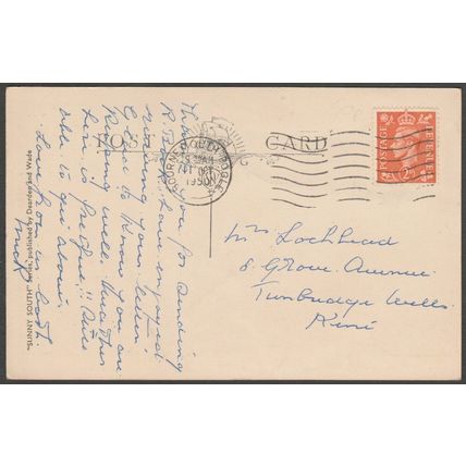 Alum Chine, Bournemouth, Hampshire, 1950 - Dearden & Wade Postcard