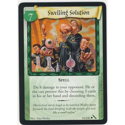 HARRY POTTER TCG CHAMBER OF SECRETS PROMO CARD SWELLING SOLUTION