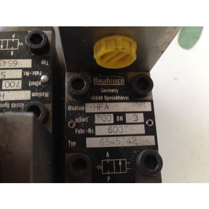 HAUHINCO 6250645 MEDIUM HFA HYDRAULIC VALVE ASSEMBLY,6545742,3129060 24VDC,TA