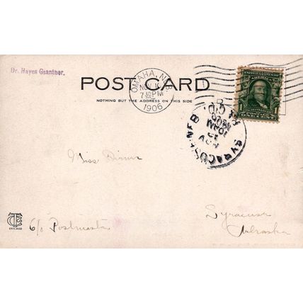 ZAYIX US Postcard Manhattan Beach at Night, Lake Manawa, Omaha NE 0324M0369