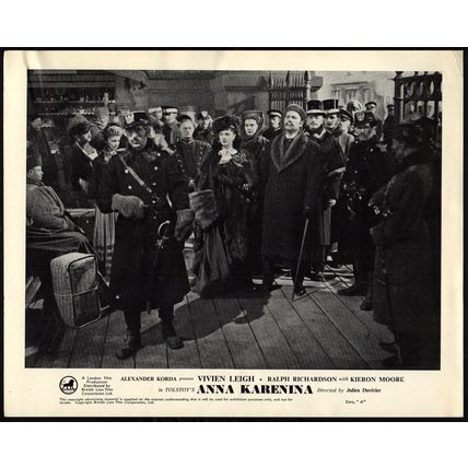 ANNA KARENINA 1948 Vivien Leigh, Ralph Richardson, Kieron Moore 10x8 LOBBY SET