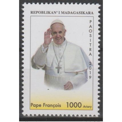 Madagascar 2019 Mi. 2716 Pape François Pope Francis Semeur de Paix d'Espérance