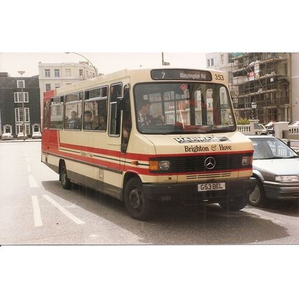 Colour Photo of Brighton & Hove Bus & Coach Co Ltd. - G53 BEL ex. Bournemouth
