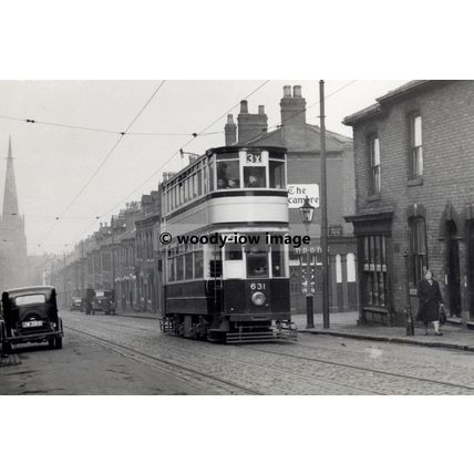 a0089 - Birmingham Tram in Park Road , Aston 1949 - photo 6x4