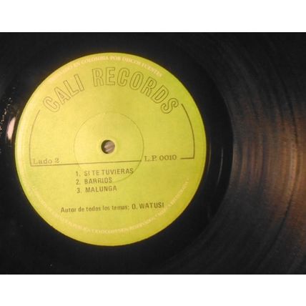 Orlando Watussi - Siempre Pa’ Lante - vinyl LP - Cali Records