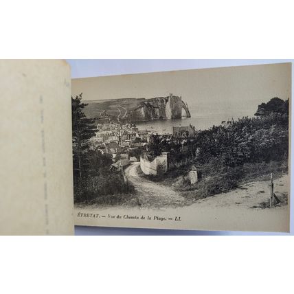 Postcards Etretat, Normandy, France. Book of 12. Unposted