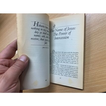1989 "THE BELIEVER'S SECRET OF INTERCESSION" VINTAGE PAPERBACK BOOK (P2)
