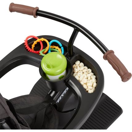 Radio Flyer Premium Stroll 'N Trike, Black Baby Trike for Ages 1-5 Years, Premiu