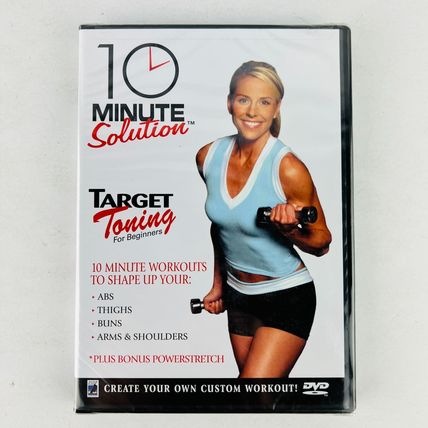 10 Minute Solution - Target Toning for Beginners DVD NEW Factory Sealed Fitness