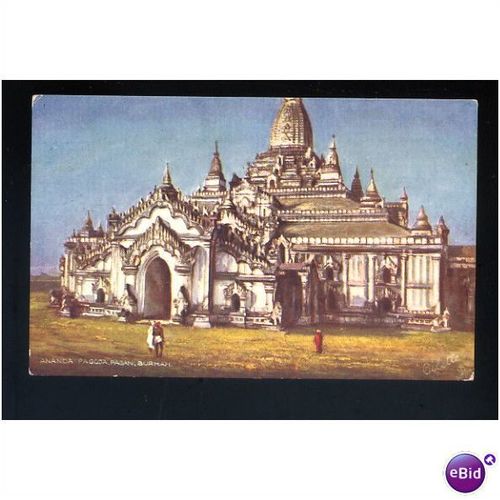 Burmah ANANDA PAGODA Tuck Oilette Postcard (7238)