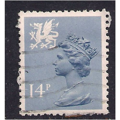 Wales GB 1981 14p Grey Blue Machin SG W39.(C999