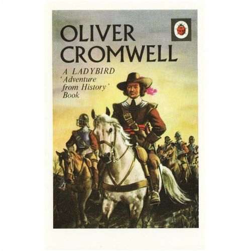 Postcard Oliver Cromwell Ladybird Book Cover 1963 Adventure History Roundhead