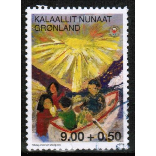 2013 Greenland Sc# B38 Children used 9.00kr + 50o