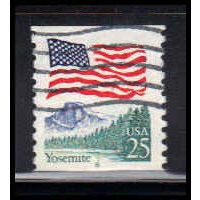Used 2280a 25c U.S. Flag Very Fine CNS 6 PA6232