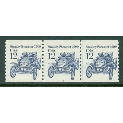 2132 12c Stanley Steamer Fine MNH Dry Gum PNC 2/3 W0371