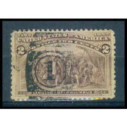 Used 231 2c Landing of Columbus Just Clears M11111