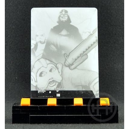 Topps Star Wars Illustrated A New Hope – Printing Plate – Insert OY-10 Black 1/1