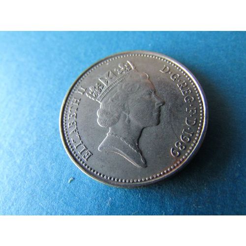 1989 QUEEN ELIZABETH II FIVE PENCE - COIN - 2 FREE POST. AT