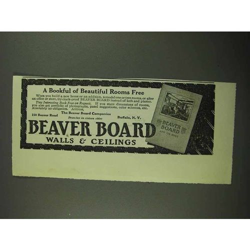 1915 Beaver Board Ad - Bookful of Beautiful Rooms