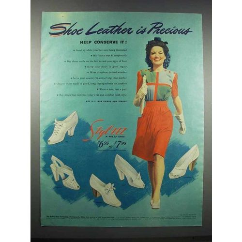 1943 Selby Shoes Ad - Dea Dresden Towner Penny