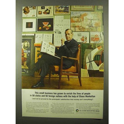 1966 Chase Manhattan Bank Ad - Enrich the Lives