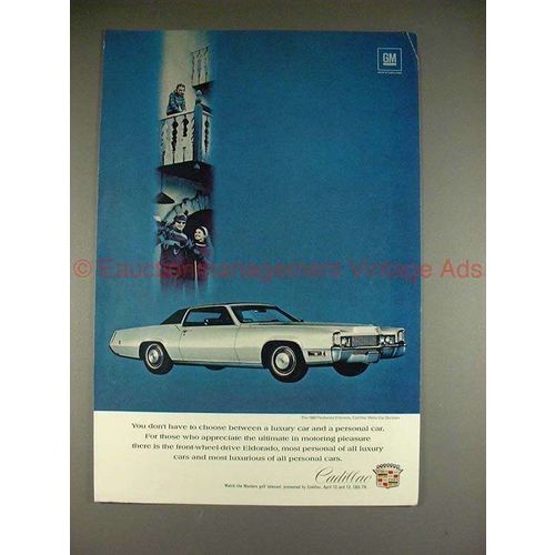 1969 Cadillac Fleetwood Eldorado Ad - Don't Choose!!